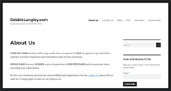 Desktop Screenshot of debbielangley.com