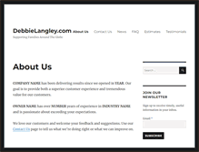 Tablet Screenshot of debbielangley.com